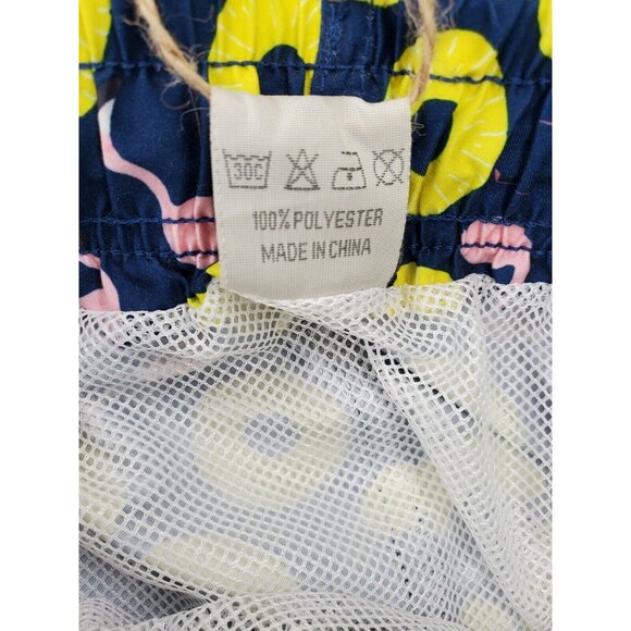 Authentic The Image 1998 Small Pineapple Pelican Graphic Drawstring Swim Shorts - Picture 12 of 12